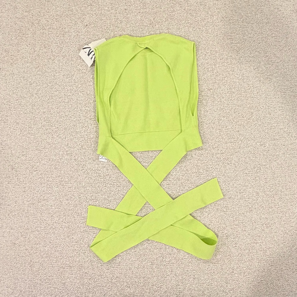 Zara Ribbed Knit Crop Top - Picture 5 of 5